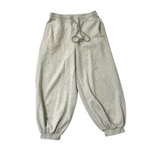 NAP Balloon Leg Barrel Leg Jogger Sweatpants Pockets Loungewear Gray size Large